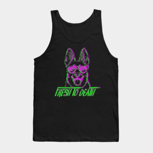 Fresh To Death German Shepherd - Dog Lover Dogs Tank Top